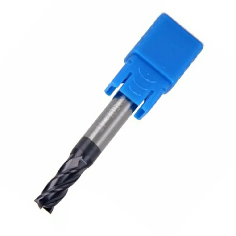 Milling Cutter Made From Solid Carbide Featuring 4 Teeth And Advanced AlTiN Coating For Precision Cutting Tasks