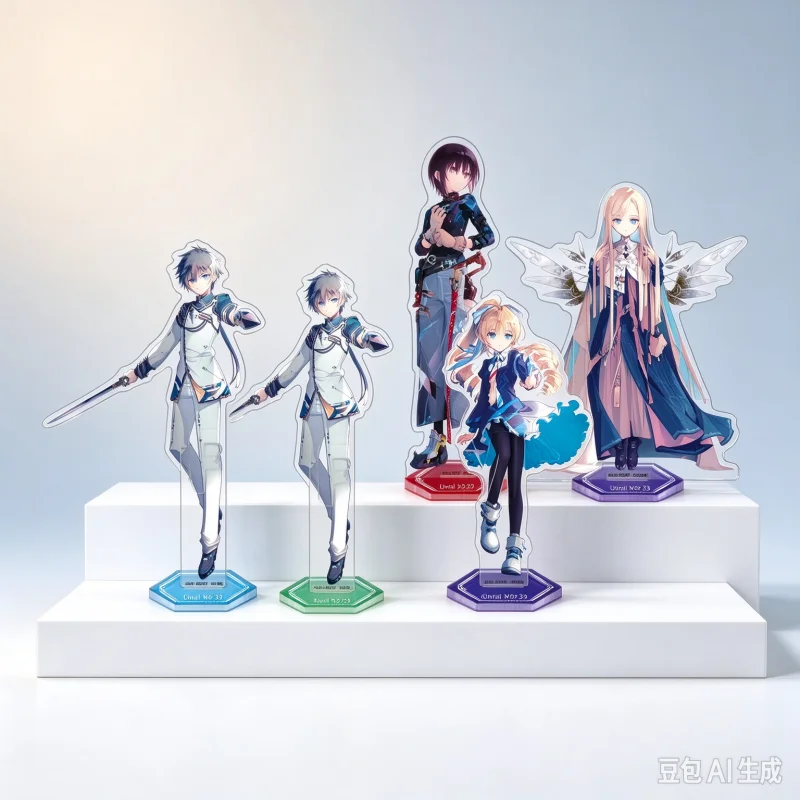 Wizard's Brain Anime Character Acrylic Standee Double‑Sided Print With Base Desktop Ornament Collectible Fans Gift Keychain