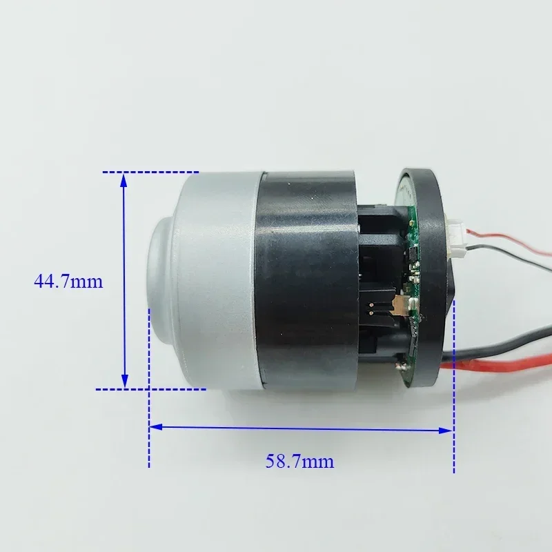 Brushless Motor Electric Blade Fan Motor DC11.1V 12V 110W High Power Strong Suction Metal Impeller For Vacuum Cleaner