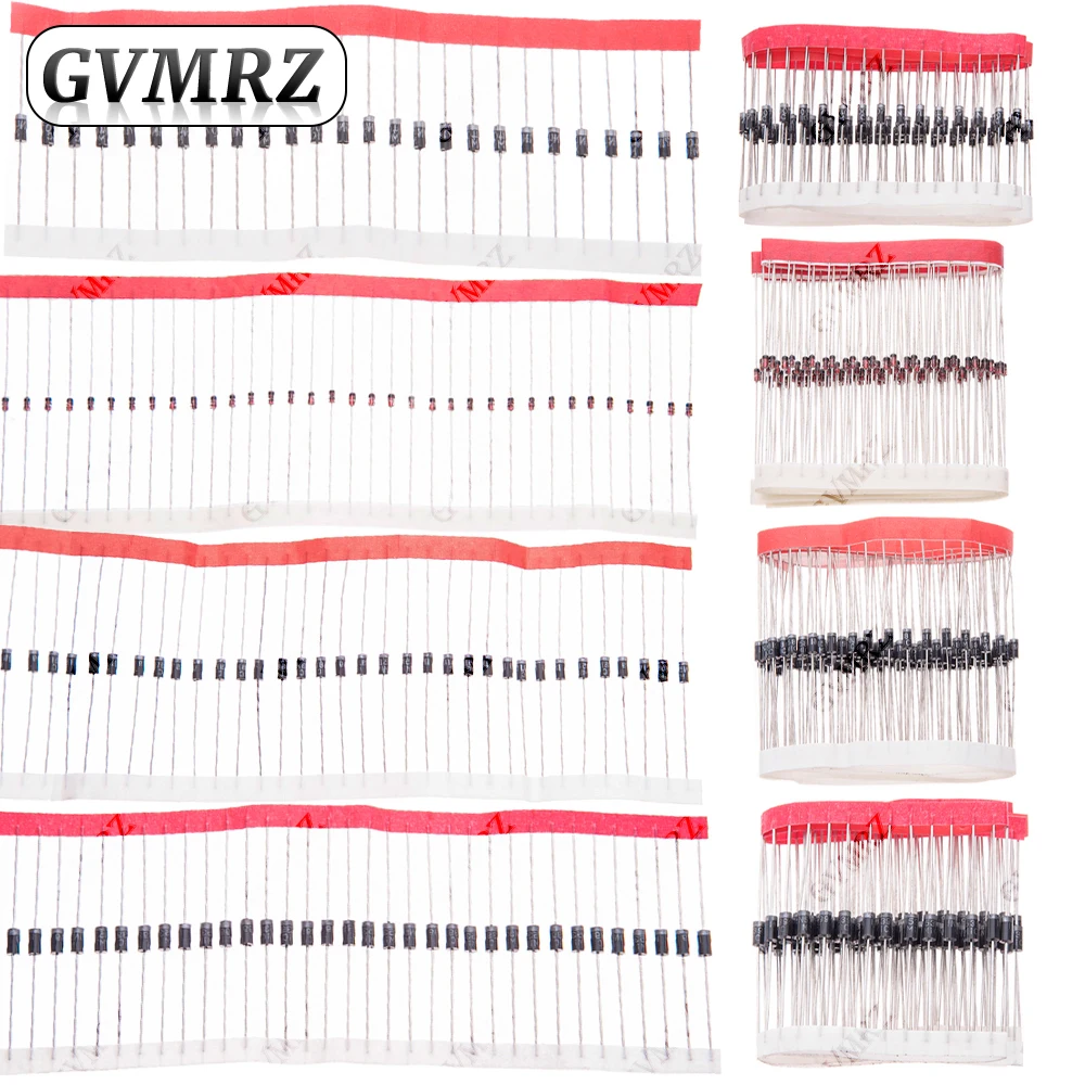 1N-Serie Gleichrichter/Schottky-Dioden 1N5359B 1N60 1N914 Sortiment, gekapselte Dioden 1N4007 45mil 1N4148 1N4937 58MIL 1N5817
