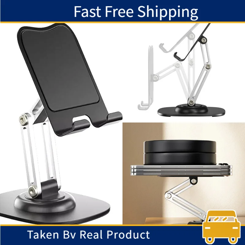 

Для всех телефонов складной держатель для мобильного телефона, подставка для планшета, настольное крепление, гибкий регулируемый настольный кронштейн Live Lazy, поддержка