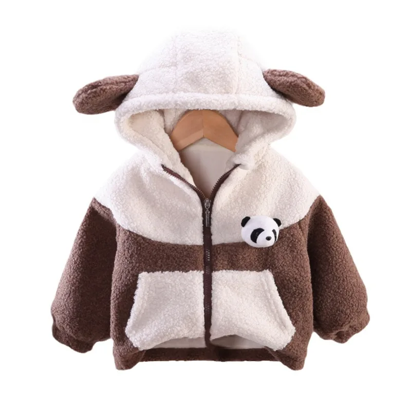 

New Winter Fashion Baby Boy Clothes Children Girls Thicken Warm Jacket Kids Coat Toddler Casual Cotton Costume Infant Sportswear