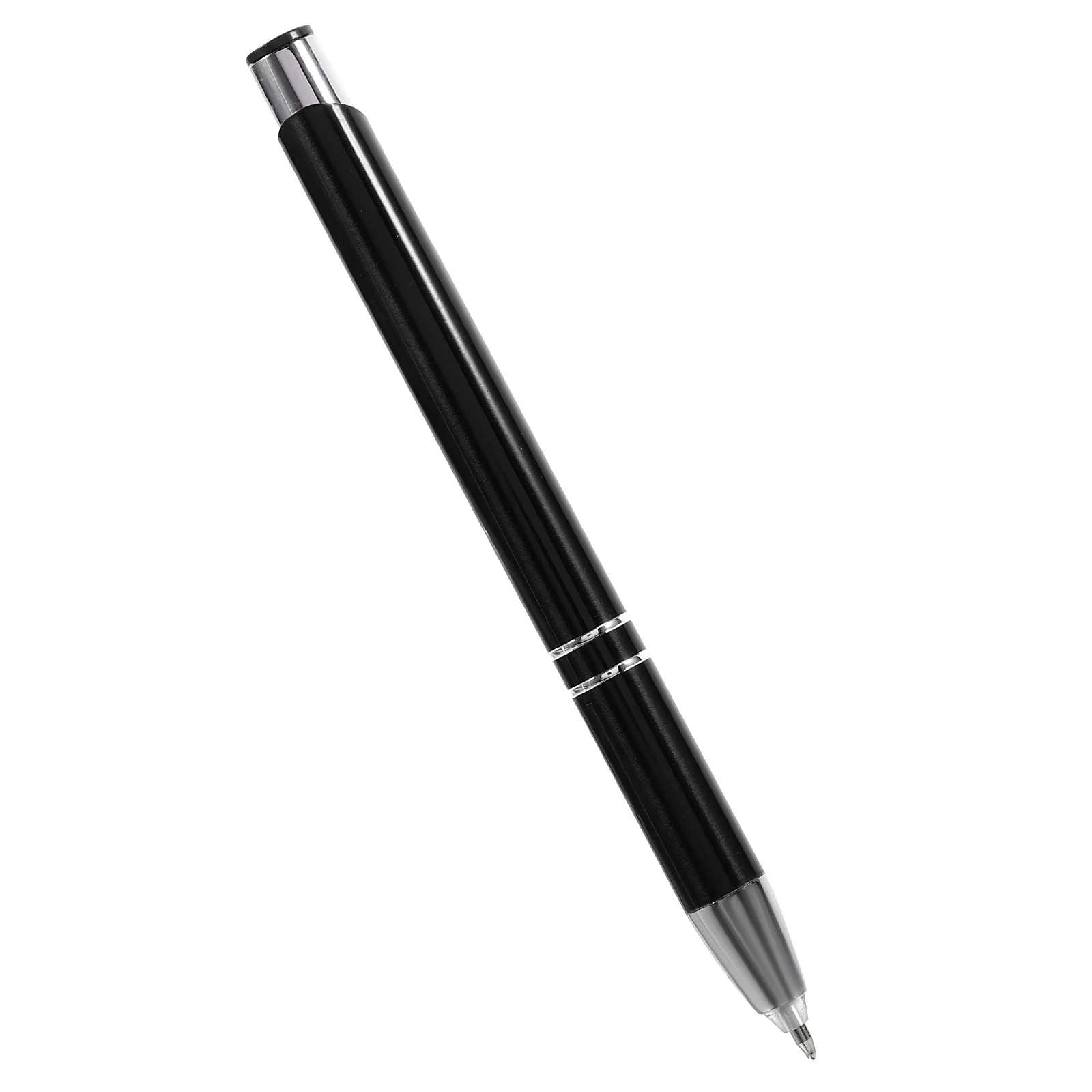 

Lighted Ballpoint Pen Portable Writing Metal Pens Flashlight Replaceable with Abs Sign Stylus Tips