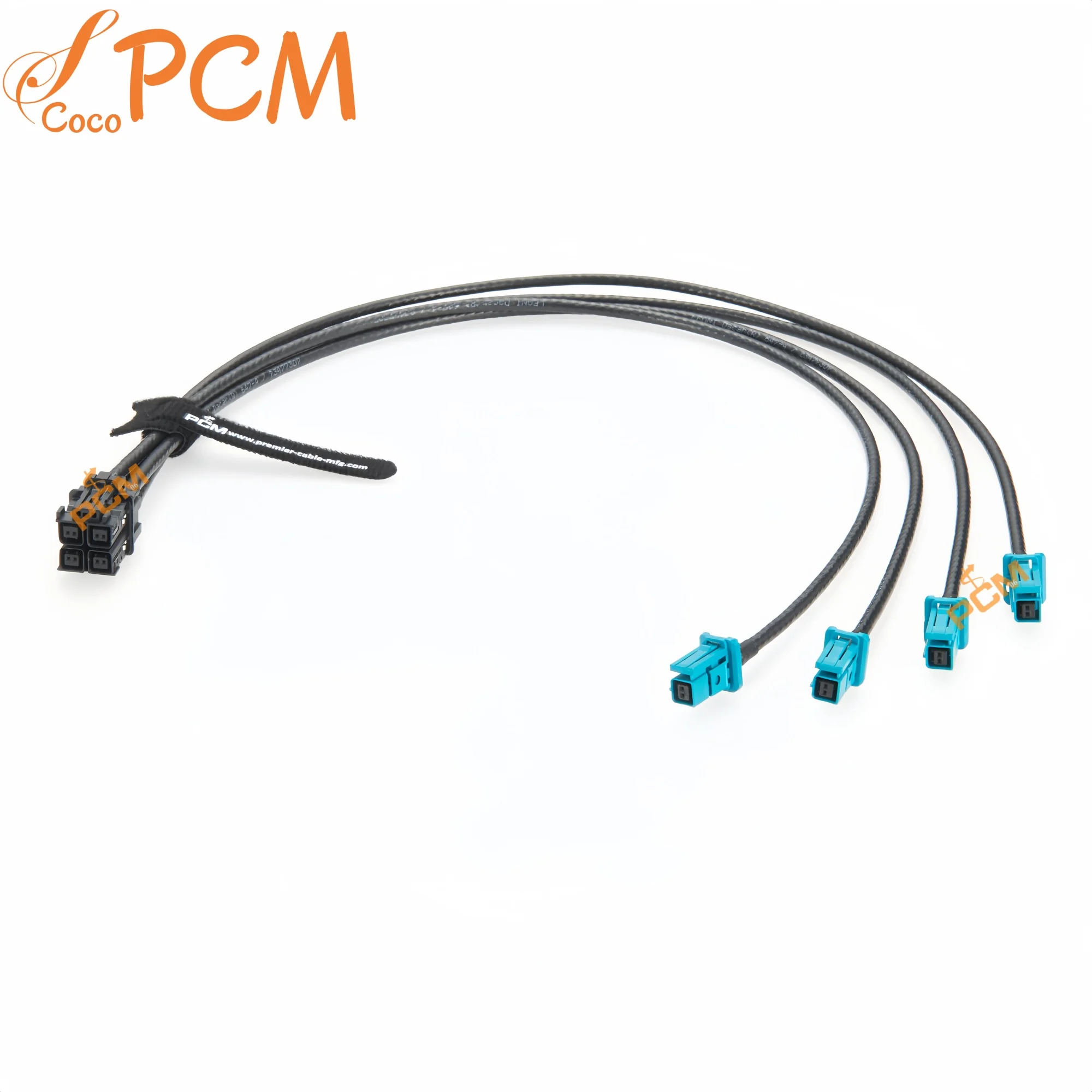 

4 in 1 MATEnet Automotive Ethernet Cable Original TE MATEnet Automotive Connector 2394102-1 to 2302510-9 LEONI Dacar 647-4 Cable
