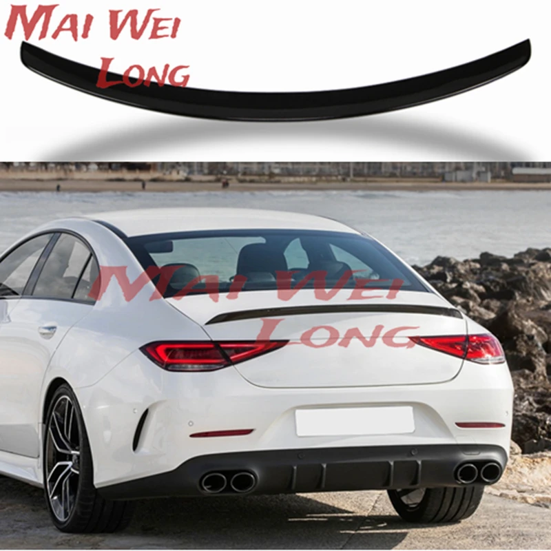 Real Carbon Fiber Choke Version Is Suitable For Mercedes-benz W257 New Cls300 Cls350 Cls260 Modified Cls53 Tail Amg Top Wing