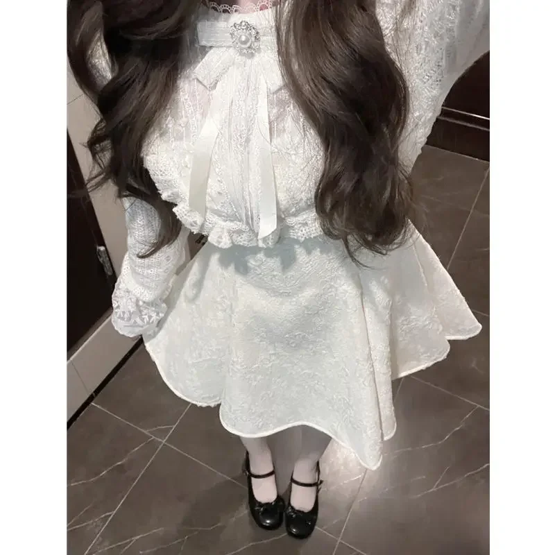 2025 春の新作ヴィンテージスタイルの女性のドレス長袖弓ディテールフレア裾スリムフィット快適なパーティードレスエレガントな服