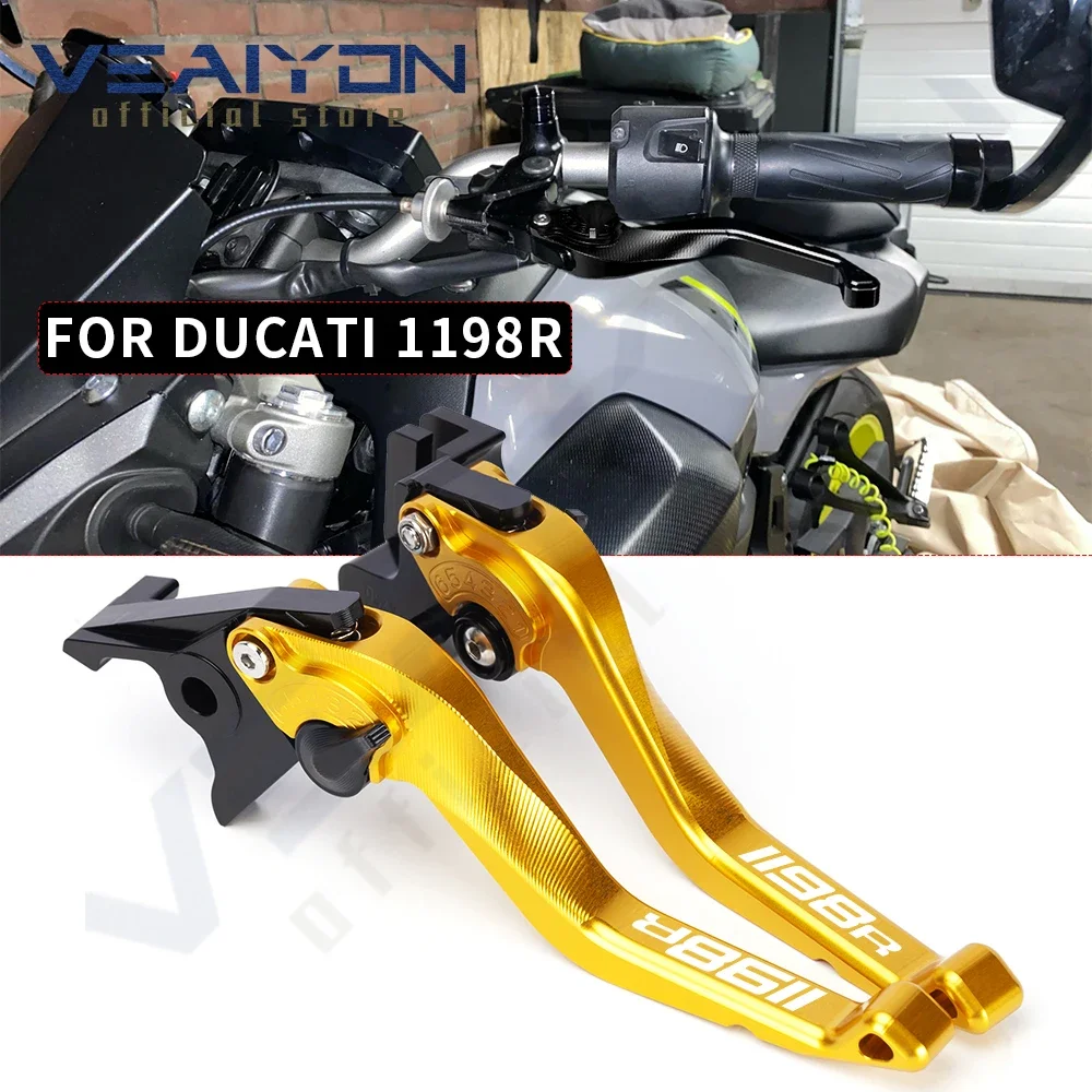 

For Ducati 1198 1198R 1198S R S 2009 2010 2011 Motocycle Accessories CNC Aluminum Adjustable Extendable Brake And Clutch Levers