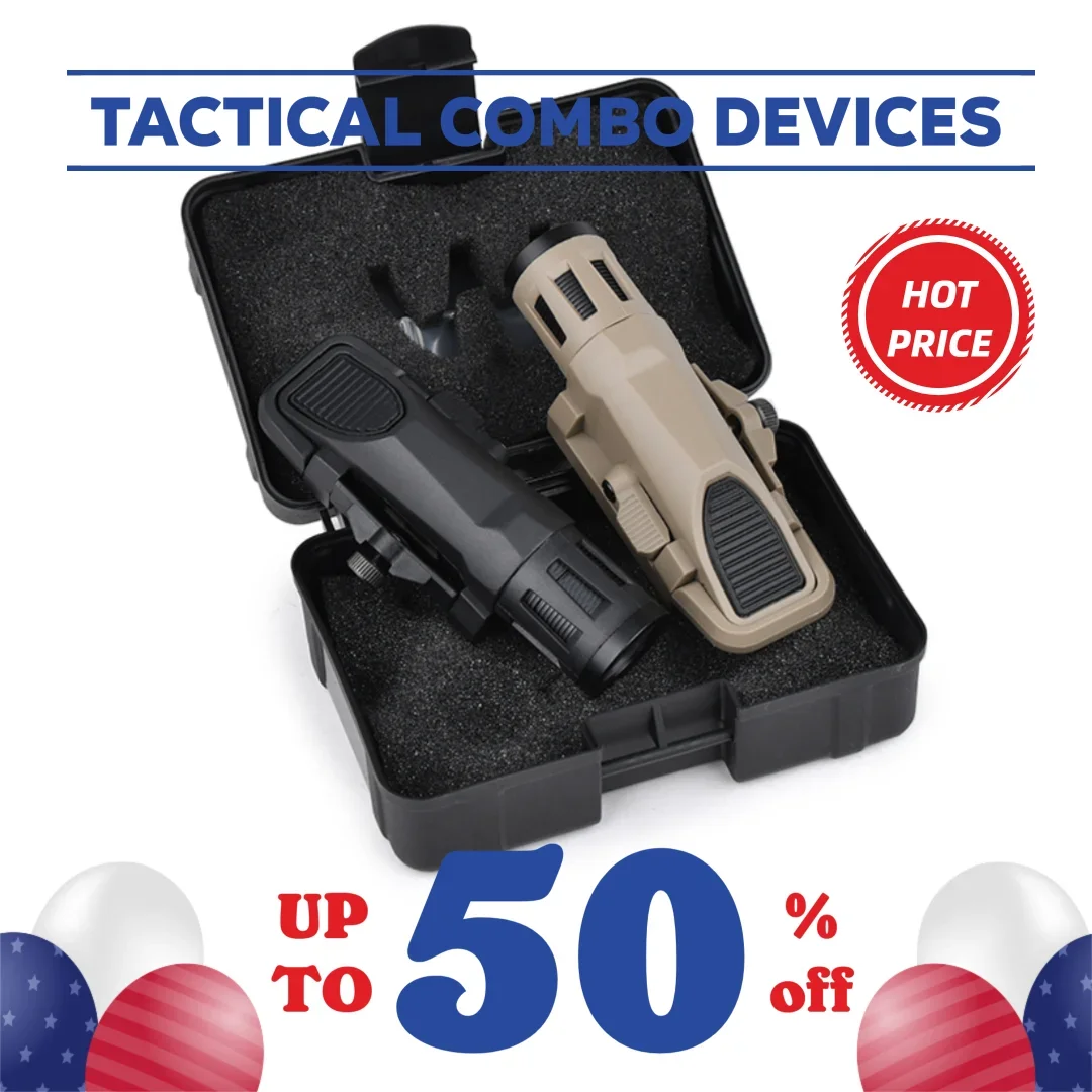 

Tactical INFORCE WML GEN2 APL Nylon Rifle Pistol Gun Strobe LED Light Fit 20mm Rail Airsoft WeaponLight Hunting Flashlight