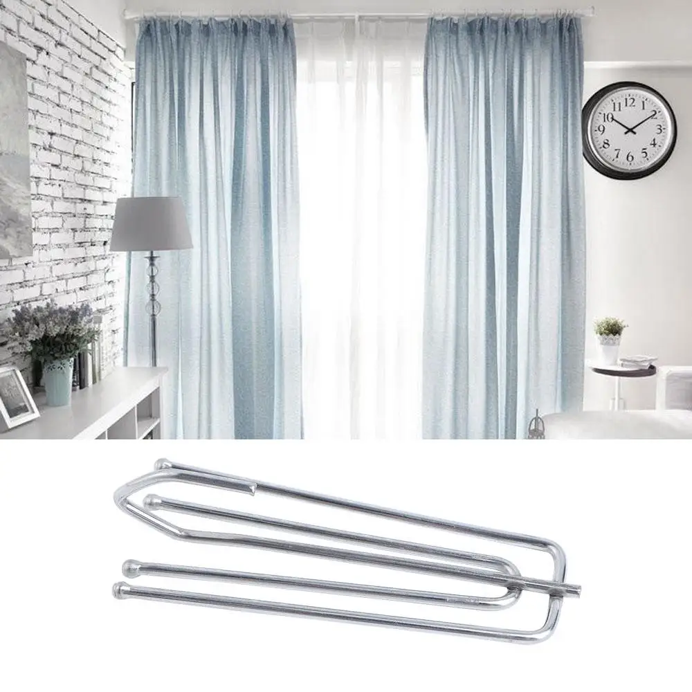 4 Prongs 10/30/50 Pcs Four-Claw Hook Curtain Accessory Window Door Hangers Curtain Hooks Drapery Hook Pleat Clips Drapes Pin