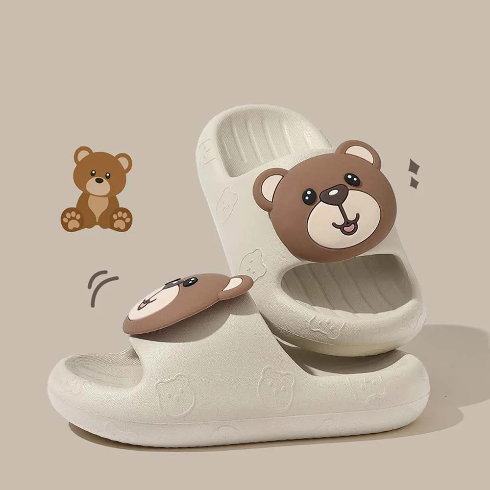 

Children's Slippers Cute Cartoon Men and Girls Baby Bean Shoes Children Non-slip Slippers Parent-Child Sandals Summer Slippers