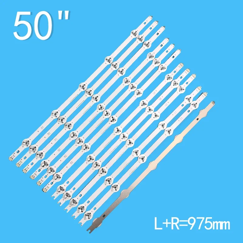 

LED strip For LG 50"TV TX-50AS740 TX-50AS650 6916L-1824A 6916L-1825A 6916L-1826A 6916L-1827A LC500DUF UG F1 V14 Slim DRT Rev0.2