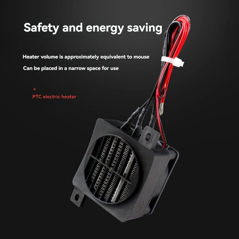 ABKP-PTC Aquecedor Cerâmico de Temperatura Constante Tipo Condutor Com Ventilador Aquecedor de Isolamento de Alta Tensão 220V