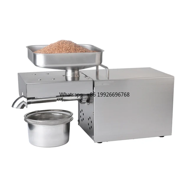 

Food Grade Stainless Steel Cold Press Oil Extraction Machine Oil Making Processing Machine Peanut Oil Pressers Press Machine