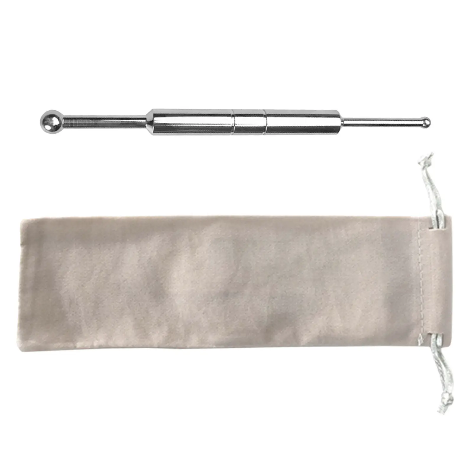 

Deep Tissue Acupuncture Pen Stainless Steel Ergonomic Massage Stick for Targeted Pressure Point Relief Full Body Facial Care