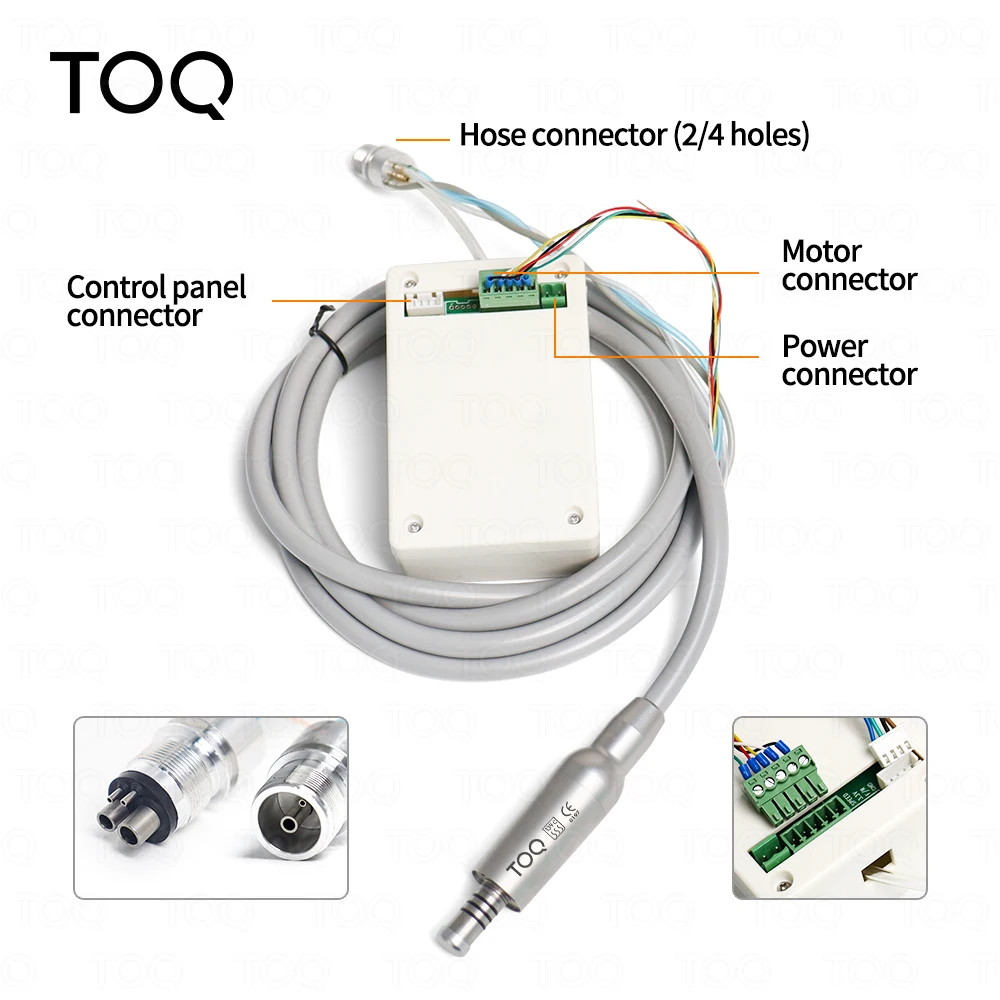 Стоматологический бесщеточный светодиодный микромотор, стоматологическое оборудование, встроенный электрический микромотор, стоматологический профессиональный инструмент, аксессуары