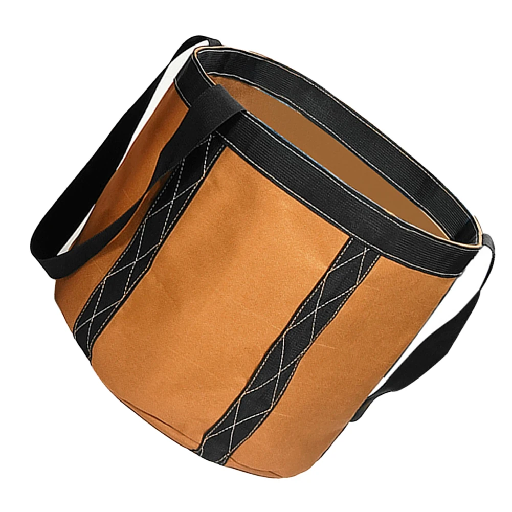 

For Electricians Round Storage Bag Storage Bag Travel Tool Bag A Type 45x35cm Compact Design Double-Layer Fabric