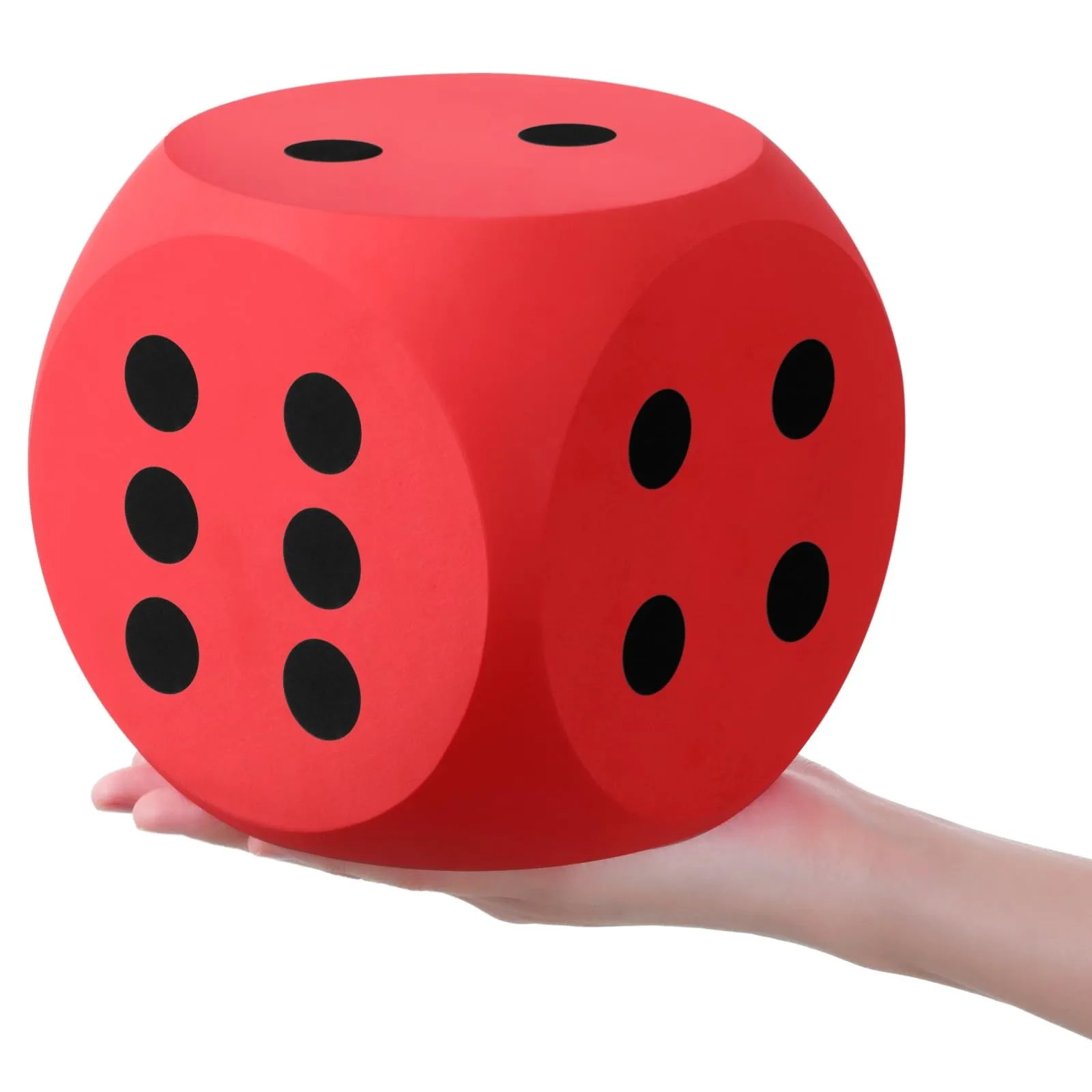 6 Inches Foam Dice Fun Filled Large Educational Toy Kawaii Giant Dice Decorative Eva Foam Jumbos Dice Big Square Building