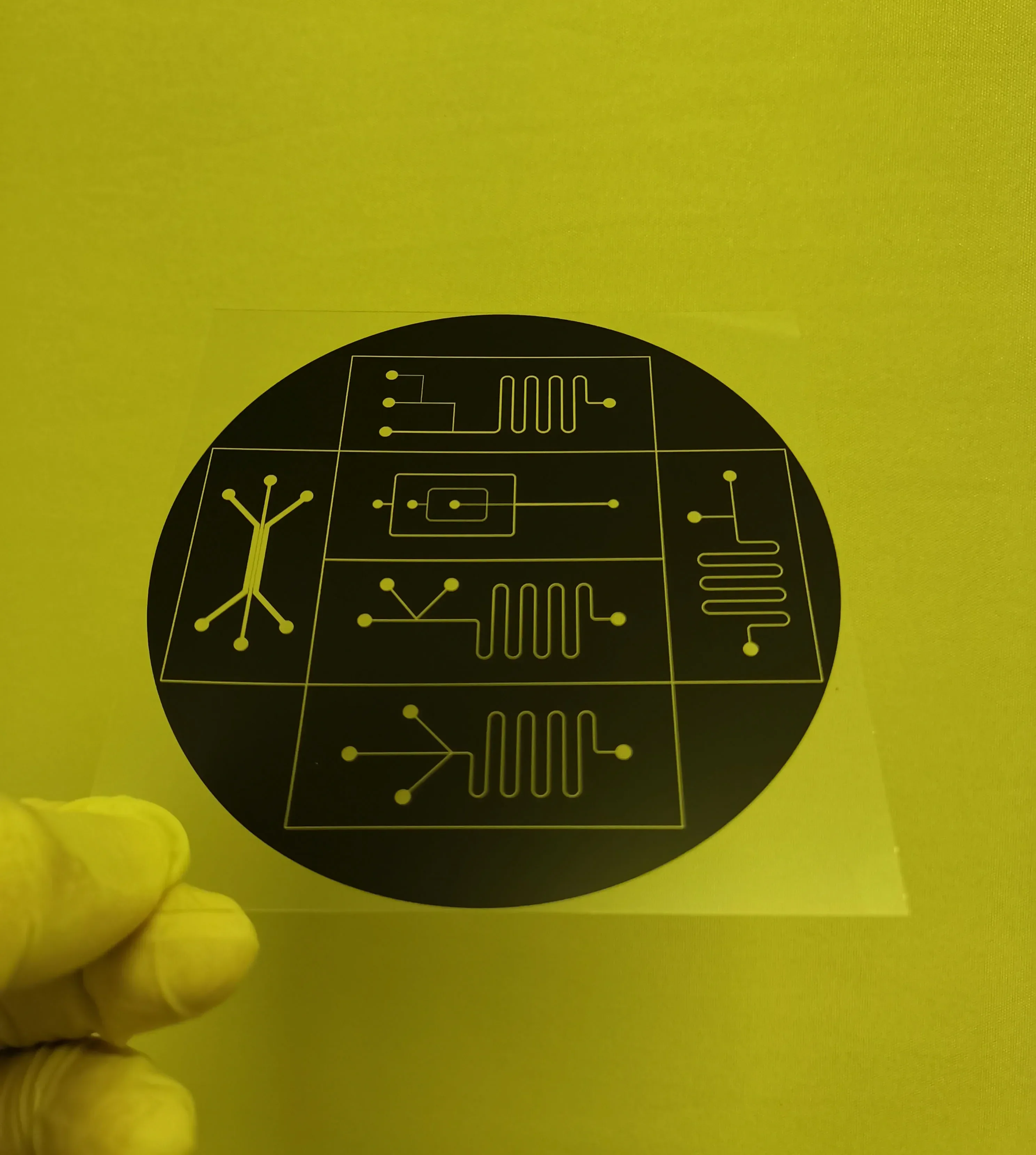 

Microfluidic Chip Film Film Template PDMS Chip High-precision Photolithography Film Mask Plate Su8 Lithography