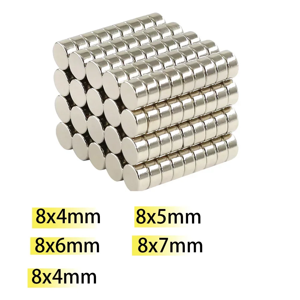 n35 8x4 8x5 8x6 8x7 Magnet Superpower Neodymium Magnets Nickle Coating Search speaker Magnetic Fridge Crafts strong  Aimant