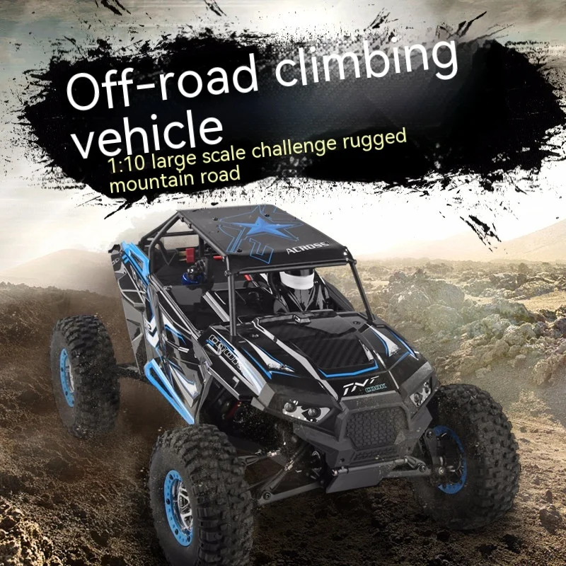 10428-b 2.4g Remote Control Four-wheel Drive Off-road Vehicle 1:10 Full Scale Super High Speed 30km/h Climbing Vehicle