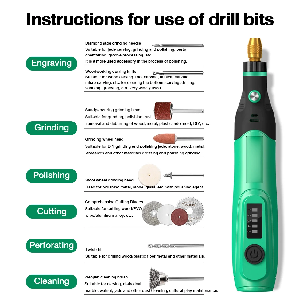 Imagem -06 - Mini Sander Tool Machine Pen Grinder Gear Adjustment Power Polisher Acessórios 18w 110v240v