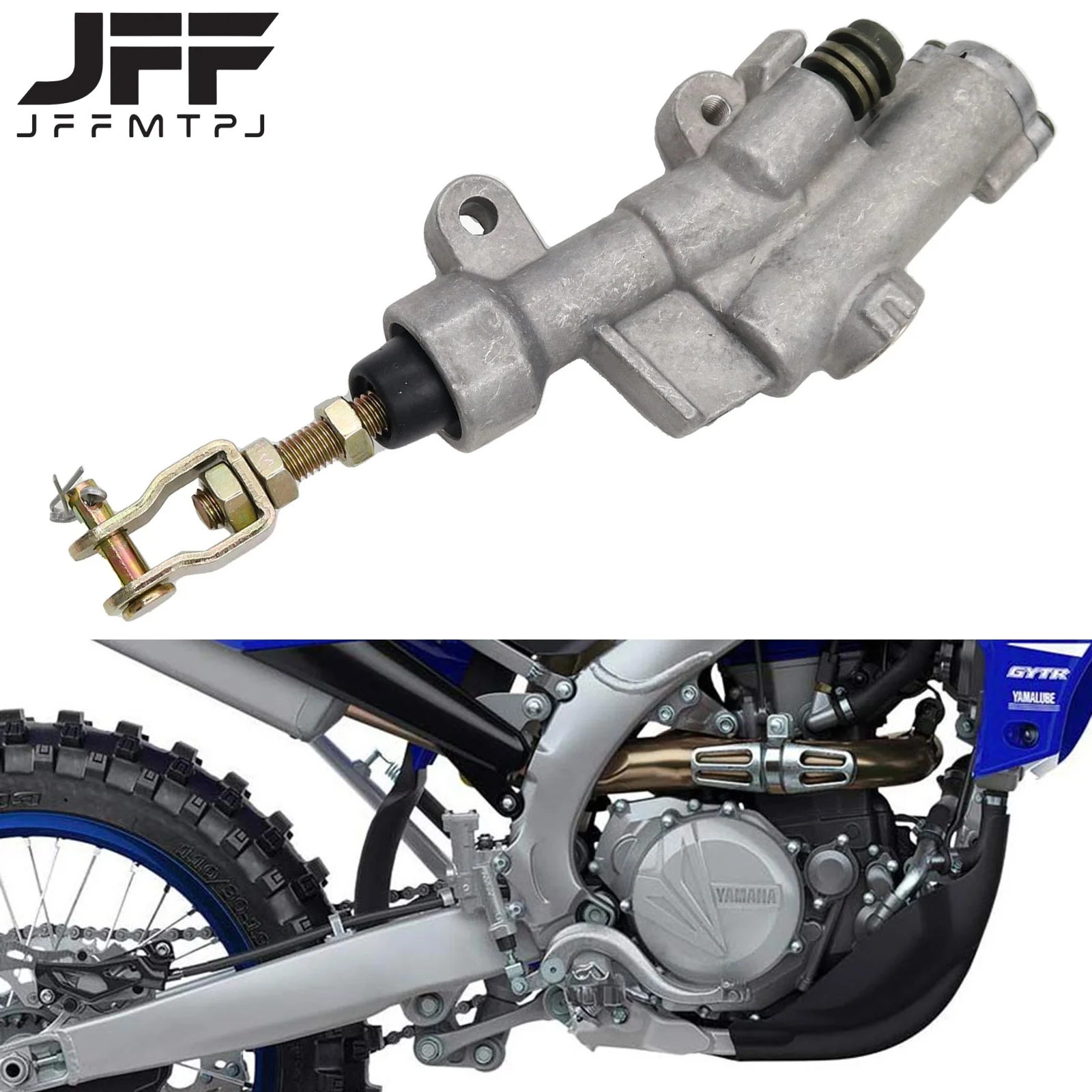 Motorcycle Rear Brake Pump Master Cylinder One Word Pump for YAMAHA XT250 XG250 WR250F WR250R WR250X WR450F YZ125 YZ250