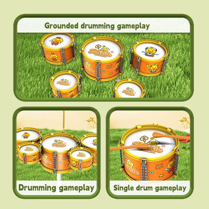 Drums, jazz drums, music enlightenment for children and babies, toys, imitation Musical Instruments, beginners practicing Musica
