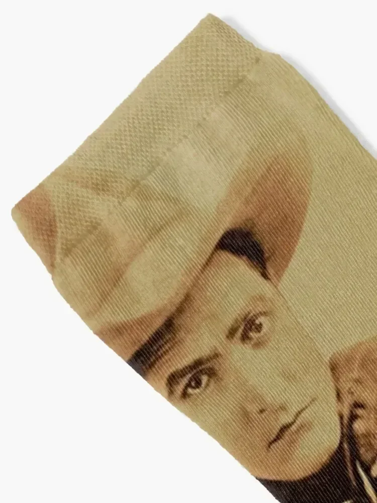 Cowboy Hero TOM MIX Socks christmas stocking heated Toe sports custom Men Socks Women's