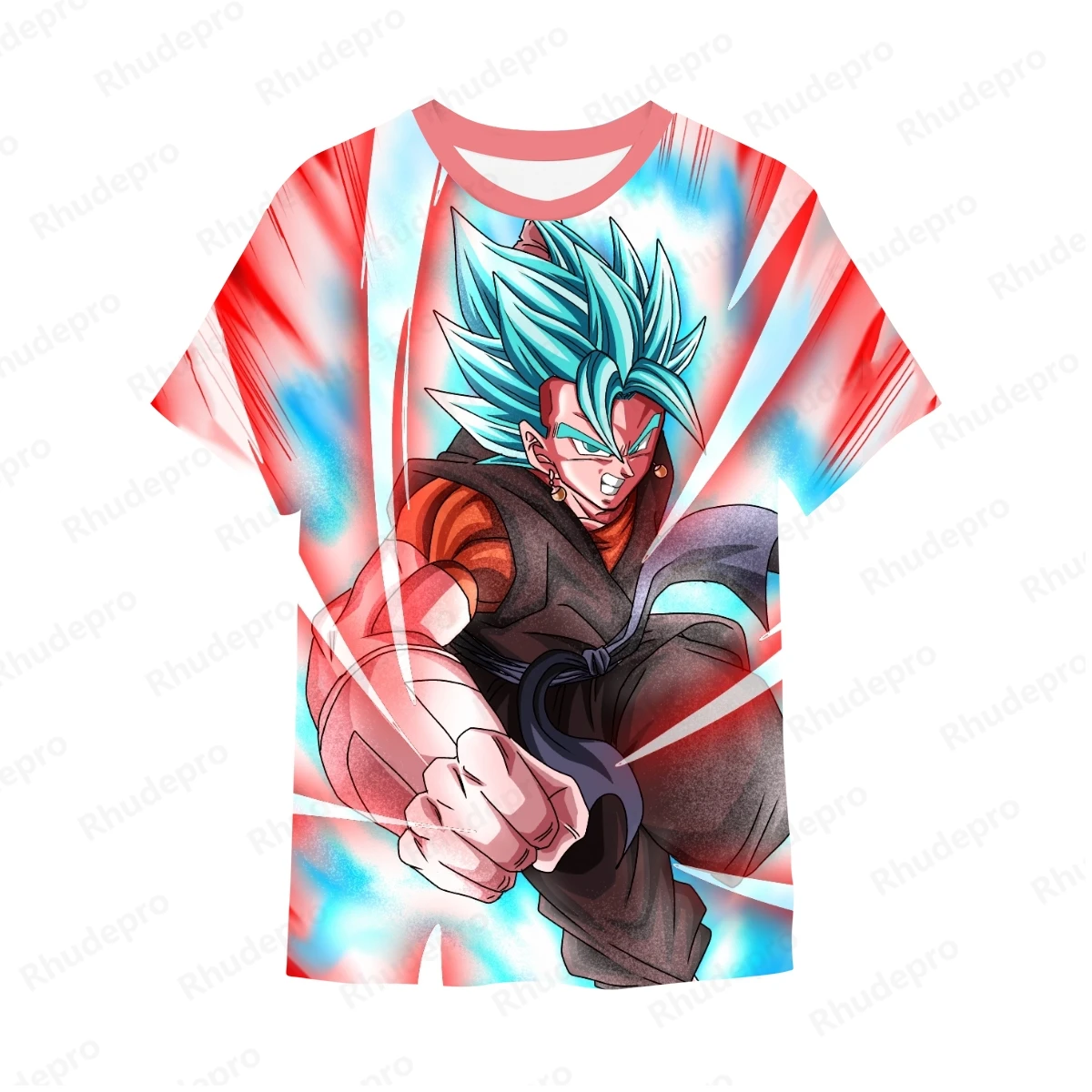 

Dragon ball T-shirt Short Y2k Tee Men Oversized Clothing Goku Super Saiya Tops Trend Sleeve Children's T-shirts Streetwear New