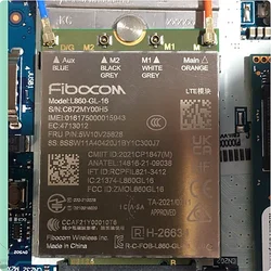 Fibocom L860-GL-16 5W10V25828 module Cat16 de persévérance pour ThinkSub T14 T14s L14 L15 P14S P15V X13 Yoga Gen3 bronchCharacterGen2 T16 P16S Gen1