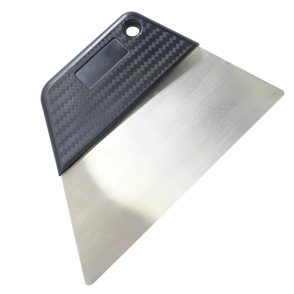 KUNAISI Trapezoidal Plastic Squeegee Scraper for Vinyl Car Wrapping Window Film Tinting Carbon Fiber Sticker Installation Tool