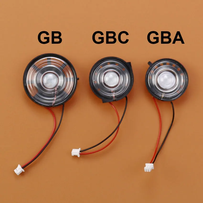 JCD 1pcs For GB GBC GBA GBP GBASP 23mm 28mm Speaker Replacement For Gameboy Color Advance Loudspeaker Game Accessory