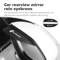 2pcs Carbon Fiber Car Rearview MirrorEyebrow Rain Cover For Toyota Alphard Vellfire 30 Series 2003-2019 2020 2021 2022