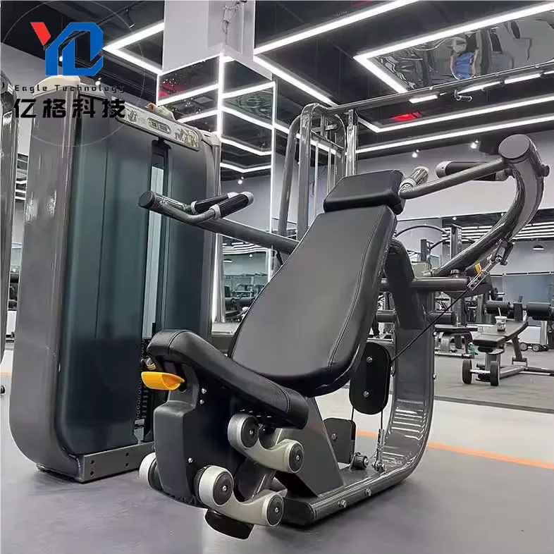 YG-9001 YG Fitness equipo de gimnasio de alta calidad máquina de fuerza máquina cargada con Pin prensa de hombro máquina de entrenamiento sentado