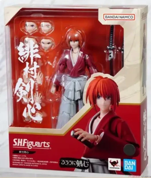 

100% Original SHF Himura Kenshin Action Figure Anime Model Toy Collection Figures 1/12