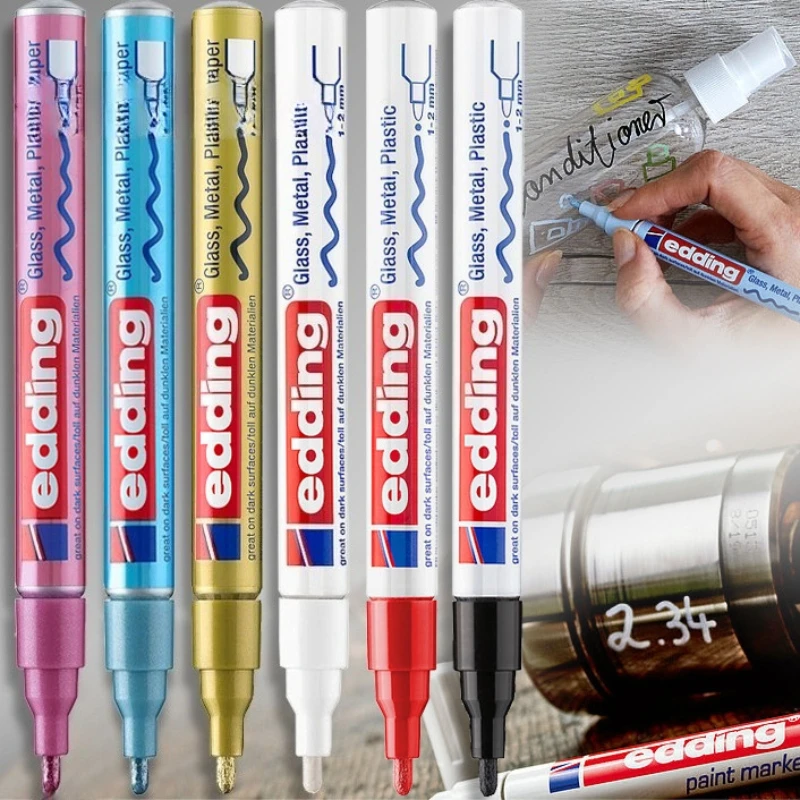 Paint Markers 1-2mm Line Alcohol Resistant High Temperature Resistant Painting Graffiti Marking DIY Transformation Decoration