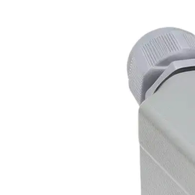 10-Pin Rectangular Industrial Connector for Aviation Grade Applications Polycarbonate Body IP65 for Protection 16A Max Current
