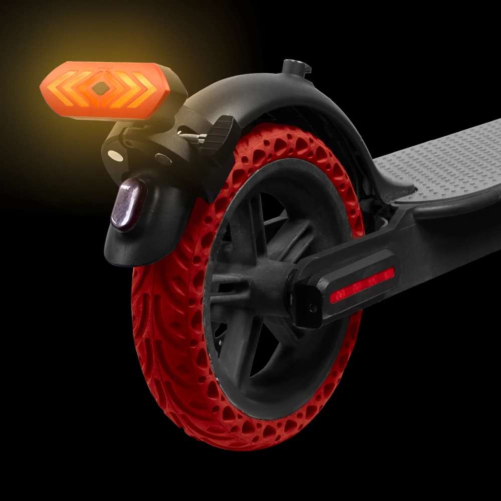 Brake Taillight Turn Light Wireless Remote Control Turn lamp LED Waterproof Electric Scooter Fender Rear USB Rechargeable Lights