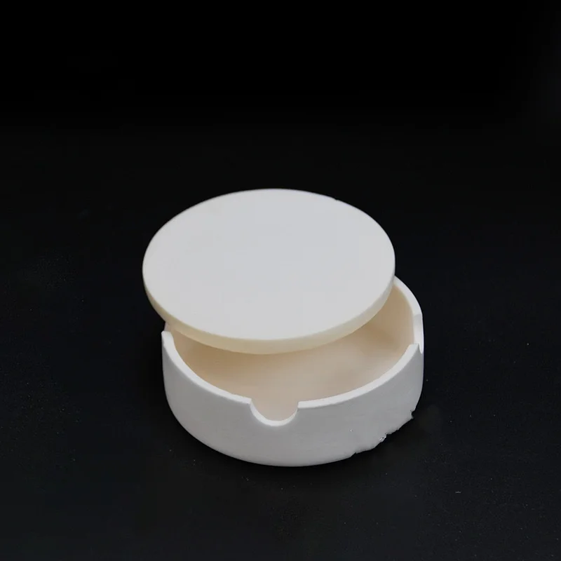 

Dental Lab CAD crucible for zirconia crowns sintered crucible dental Crucible with cover round shape holding beads in oven