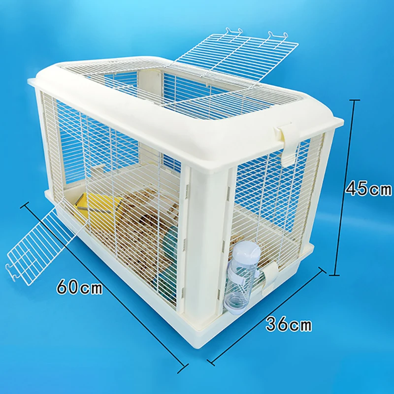 Pet Cage Hamster Cages 60cm Base Heightening Bear Oversized Acrylic Transparent Ornamental Hamsters Supplies