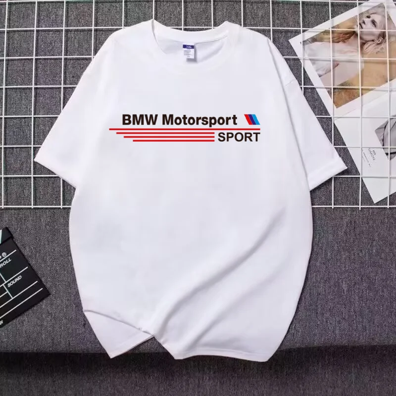 

Car Enthusiast Mens Sports Car Racing Motor Sport Summer BMW T-Shirt Short Sleeve Shirt Men Women Summer Crew Neck Cotton Tee