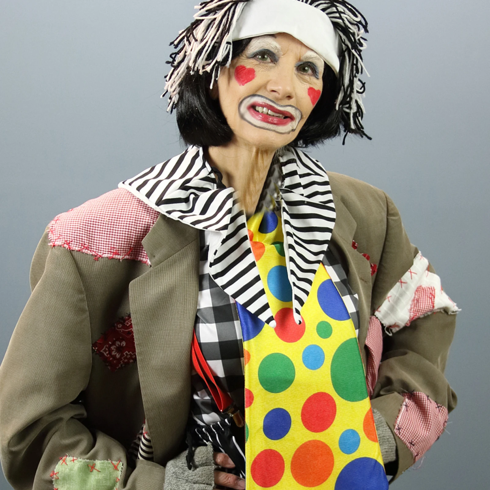 

Colorful Tie Funny Costume Performance Necktie Props Costume Clown Clown Accessories Prop Party Halloween Carnival