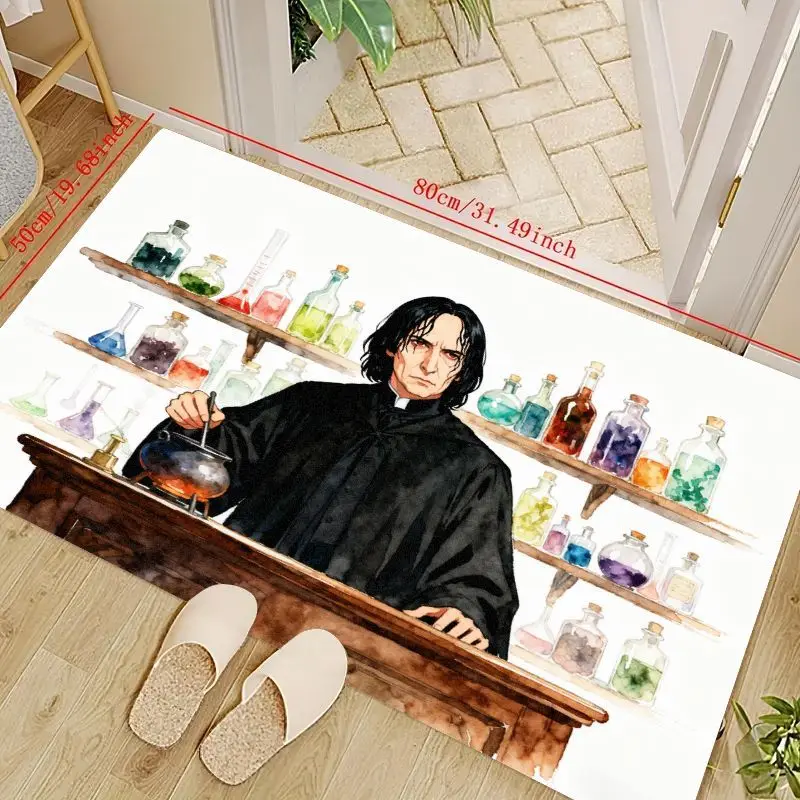 

1 шт. Гарри Поттер профессор Severus Snape Potions Class Scene напольный коврик, коврик в стиле аниме в стиле фэнтези для гостиной, спальни