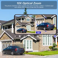 JOOAN 4K 8MP WiFi Surveillance Camera Outdoor Three-Lens Dual Screen Opticial Zoom PTZ IP Camera Auto Tracking CCTV Security Cam 2