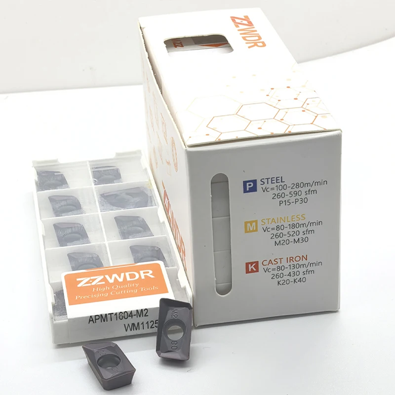 APMT1135 M2 WM1125K APMT1604 fresa de inserción de carburo APMT herramientas de torno CNC de alta calidad herramienta de torneado para acero inoxidable