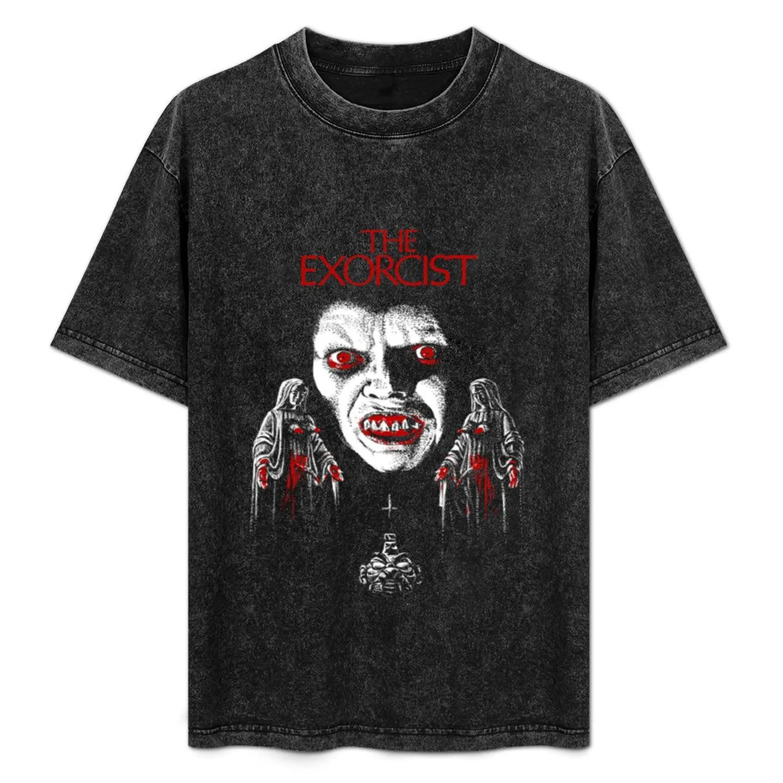 The Exorcist horror design T-Shirt anime figures Aesthetic clothing blue archive compression shirt men