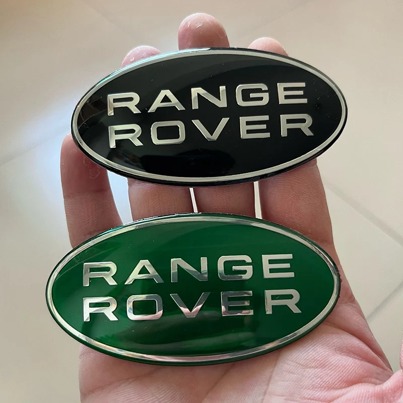 Car Front Grille Tail Trunk Badge Sticker For Land Rover Discovery Range Rover Evpque Defender Velar Freelander Sport Decoration