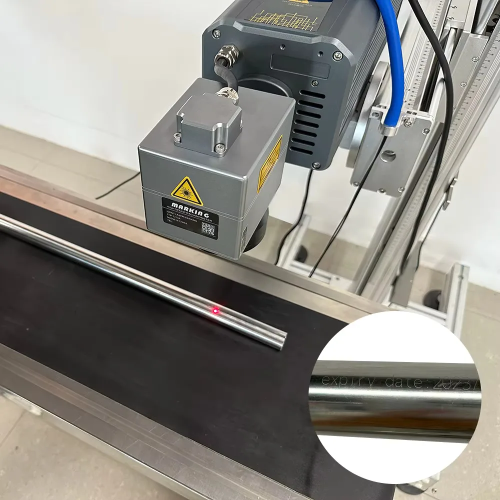 Faith Multifunctional Auto 30W Visual Flying One Fiber Laser Marking Hine