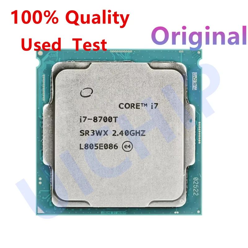 100% Original Core i7 8700T 2.4GHz Six-Core LGA 1151 cpu processor