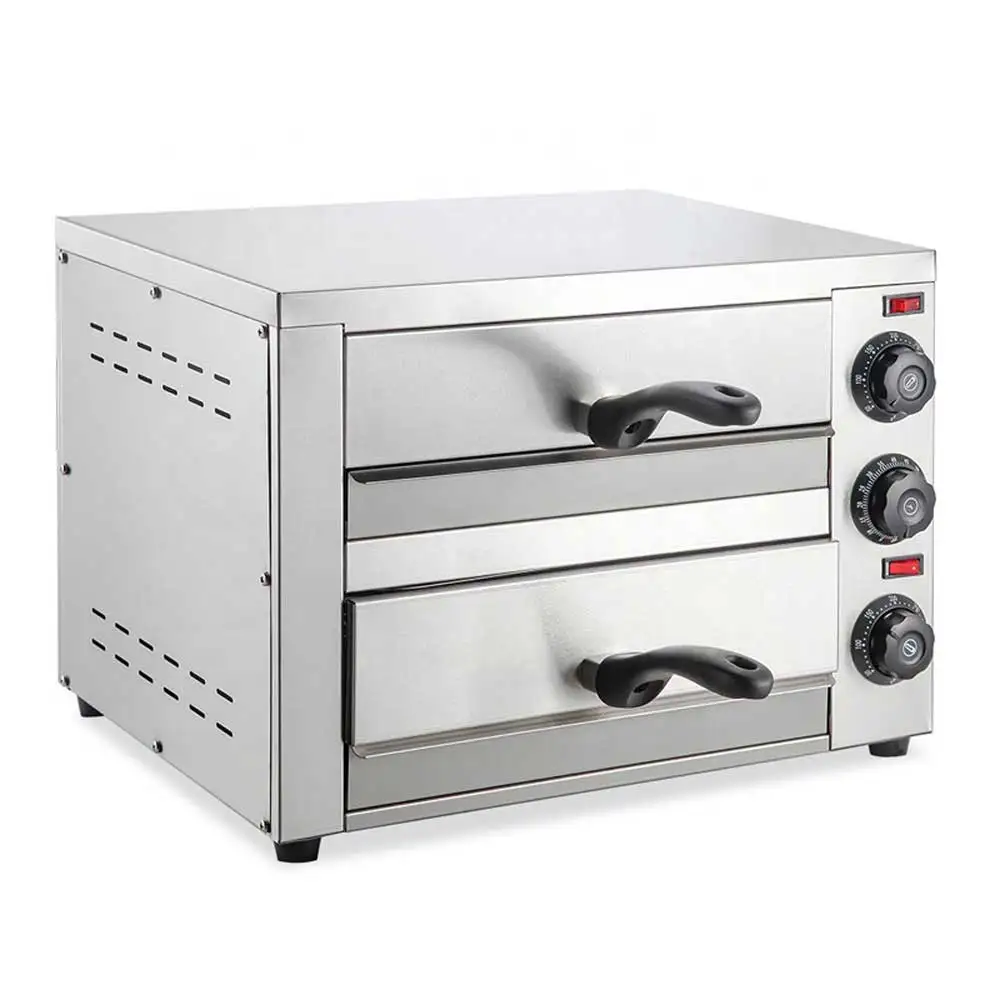 Outdoor commercial pizza 16-inch electric double-layer pizza oven toaster pizza oven